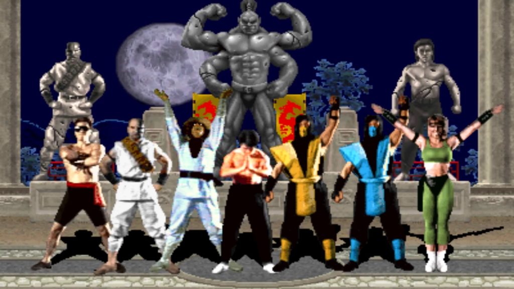 Jhonny Cage, Kano, Raiden, Liu Kang, Scorpion, Sub Zero, Sonya Blade, Campeones