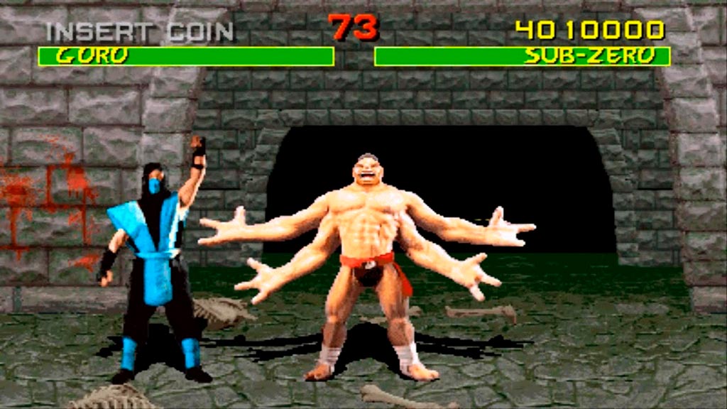 Sub Zero, Goro, Combate